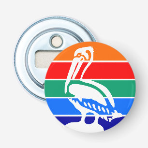 Bottle opener with Flag of St. Petersburg