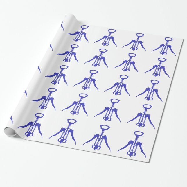 Bottle Opener Wrapping Paper (Unrolled)