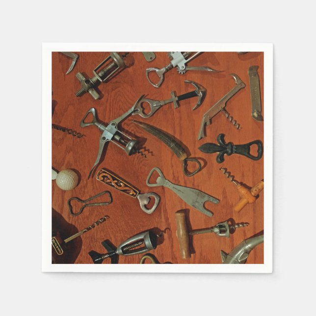 Bottle Openers Napkin (Front)