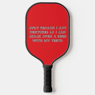 Bottle Opening Teeth Pickleball Paddle