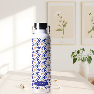 bottle water bottles daisies floral