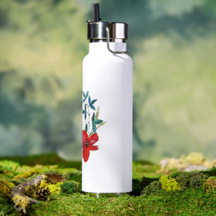 Bottle With Classic Flower. 