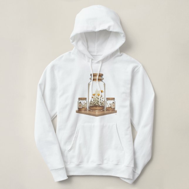 Bottled Bloomscape Hoodie (Design Front)