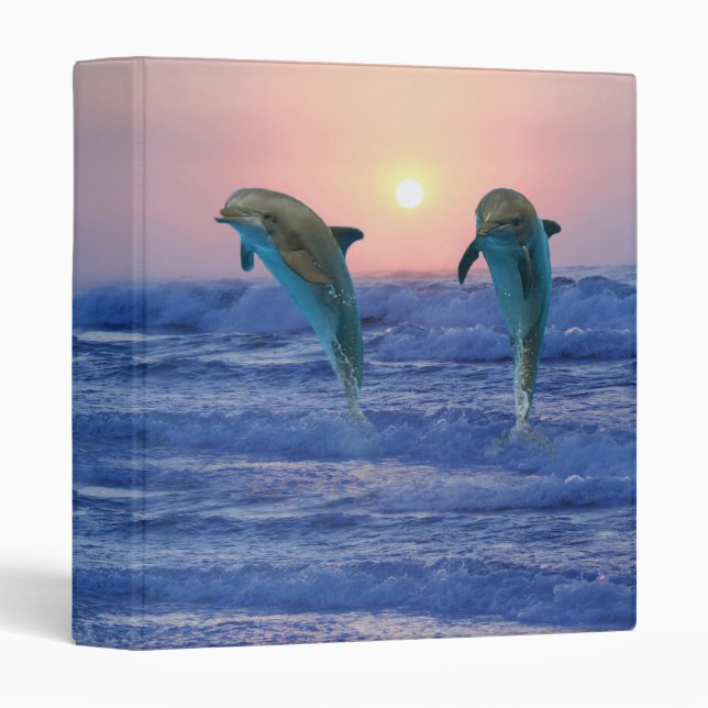 Bottlenose Dolphin at Sunrise Binder (Front/Spine)