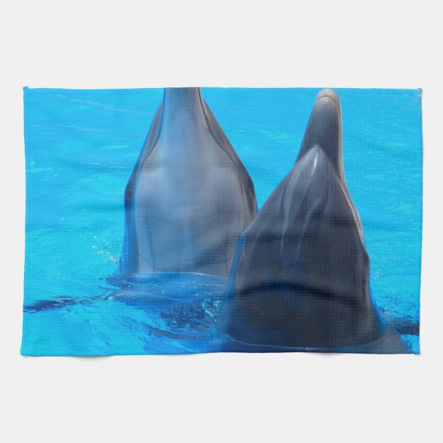 bottlenose dolphin fish marine ocean under water kitchen towel (Horizontal)