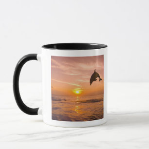 Bottlenose Dolphin jumping 2 Mug