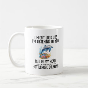 Bottlenose dolphins coffee mug