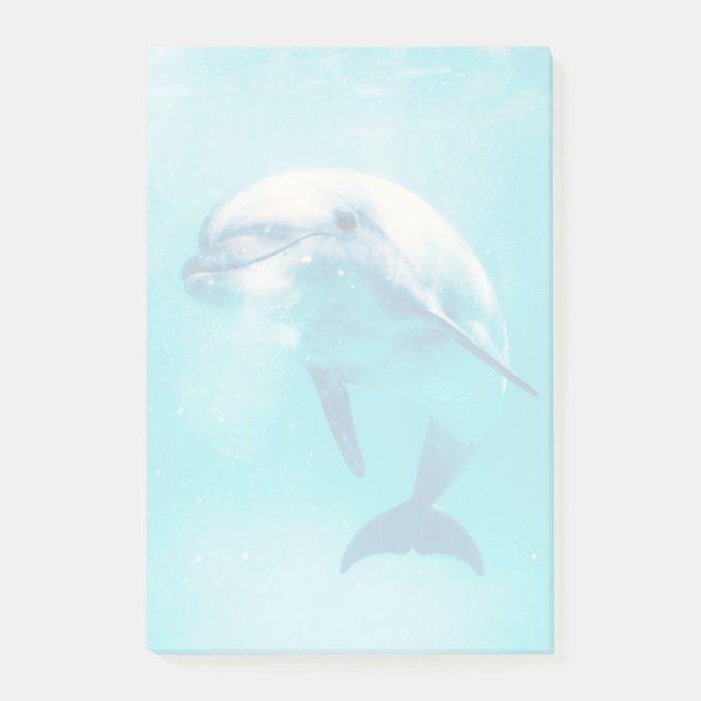 Bottlenosed Dolphin Underwater Post-it Notes (Front)
