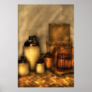Bottles - Let's make some apple juice Poster