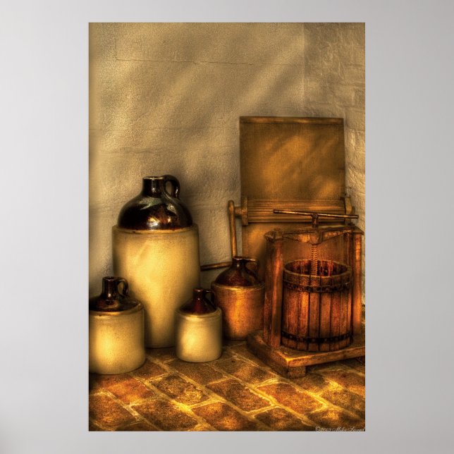 Bottles - Let's make some  apple juice Poster (Front)