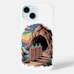 Bottles Near A Cave Entrance iPhone 15 Case