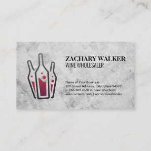 Bottles of Red Wine Appointment Card