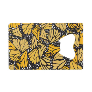 Bottles stainless steel printing butterfly credit card bottle opener