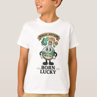 Botto Born Lucky Magic Potion Retro Cartoon Mascot