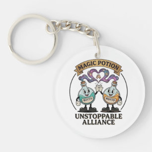 Botto Brand Unstoppable Alliance Retro Magic Potio Keychain