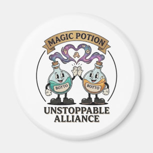 Botto Brand Unstoppable Alliance Retro Magic Potio Magnet