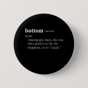 BOTTOM (definition) 2 Inch Round Button
