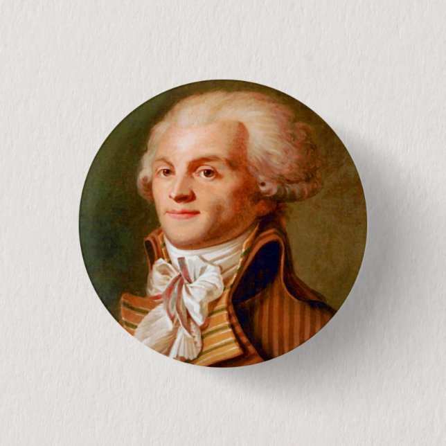 Bottom French Revolution 1 Inch Round Button (Front)