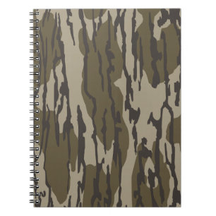 Bottom Lands Camo for Men Hunting Apparel Gear Notebook