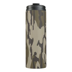 Bottom Lands Camo for Men Hunting Apparel Gear Thermal Tumbler