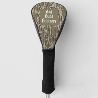 Bottom Lands Camo God, Guns & Outdoors Golf Head Cover
