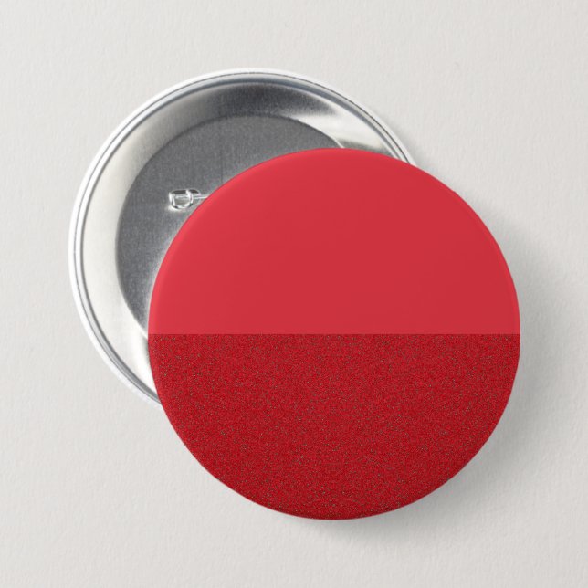 Bottom-Noise Tomato Red Pin Button – Customizable (Front & Back)