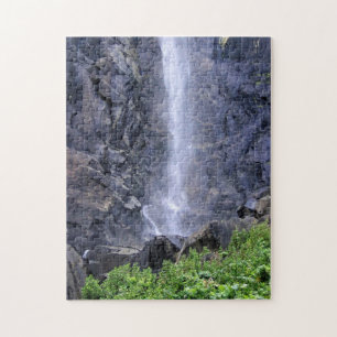 Bottom of Bridalveil Falls, Yosemite, CA Jigsaw Puzzle