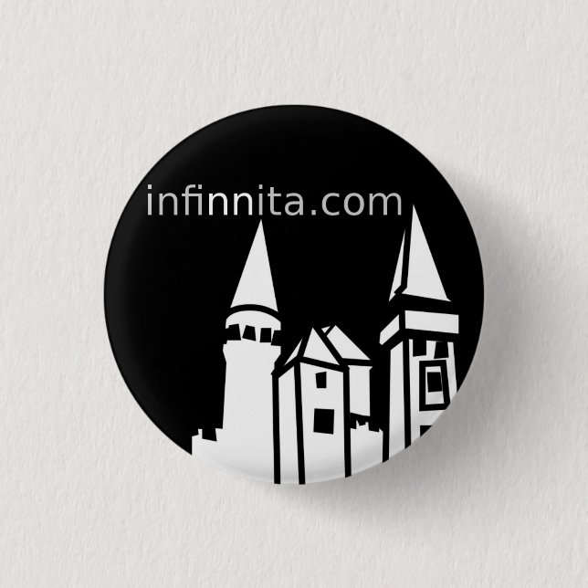 Bottom Princesa de Cristal 1 Inch Round Button (Front)