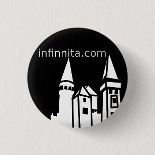 Bottom Princesa de Cristal 1 Inch Round Button