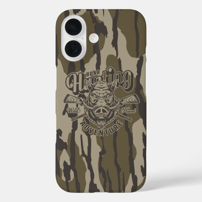 Bottomland Camo Boar Hunting Wild Boar Case-Mate iPhone Case (Back)