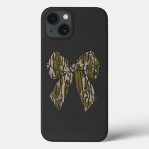 Bottomland Camo Bow Camo Coquette Bow Hunting Girl iPhone 13 Case
