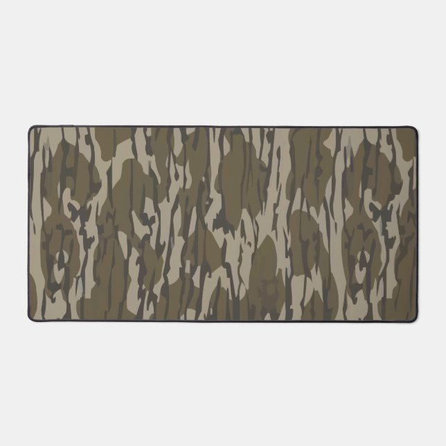Bottomland Camo for Men Hunting Apparel Gear Desk Mat (Front)