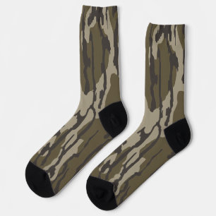 Bottomland Camo Pattern Trendy Bottomland Camo Socks