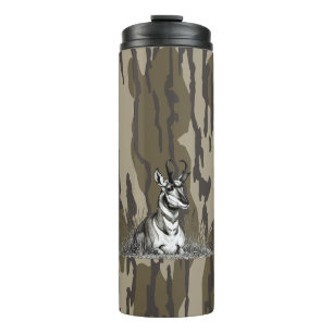 Bottomland Camo Pronghorn Antelope Hunting Camo Thermal Tumbler