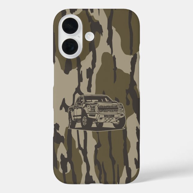 Bottomland Camo Truck Off Road Hunting Camo Case-Mate iPhone Case (Back)