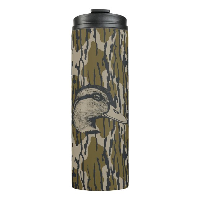 Bottomland Camo Waterfowl Duck Hunting Thermal Tumbler (Front)