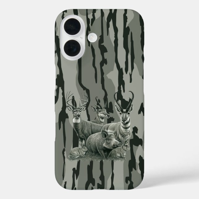 Bottomland Camo Whitetail Deer Mule Deer Pronghorn Case-Mate iPhone Case (Back)
