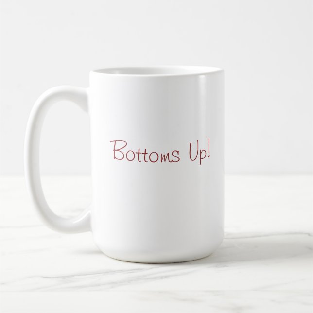 Bottoms Up Coffee Mug (Left)
