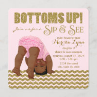 Bottoms Up Girls Sip and See