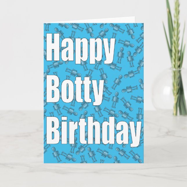 Botty Birthday Card (Front)