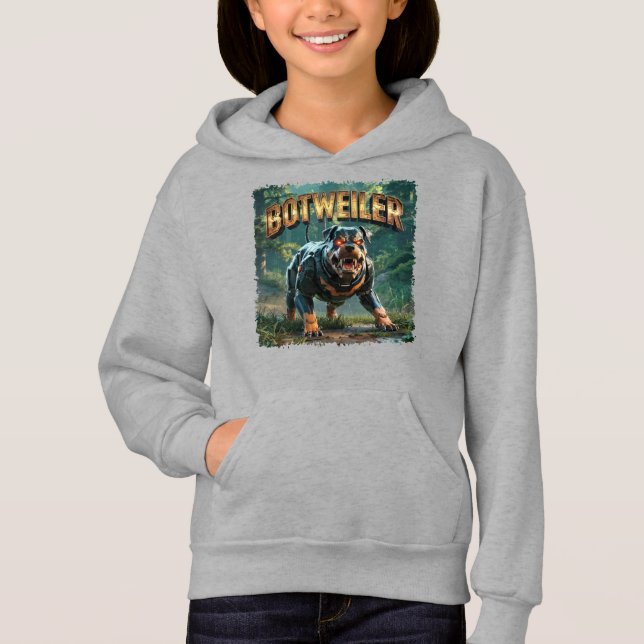 Botweiler Illustration – Robot Rottweiler Funny (Front)
