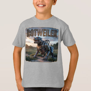 Botweiler Photographic – Robot Rottweiler Funny T-Shirt