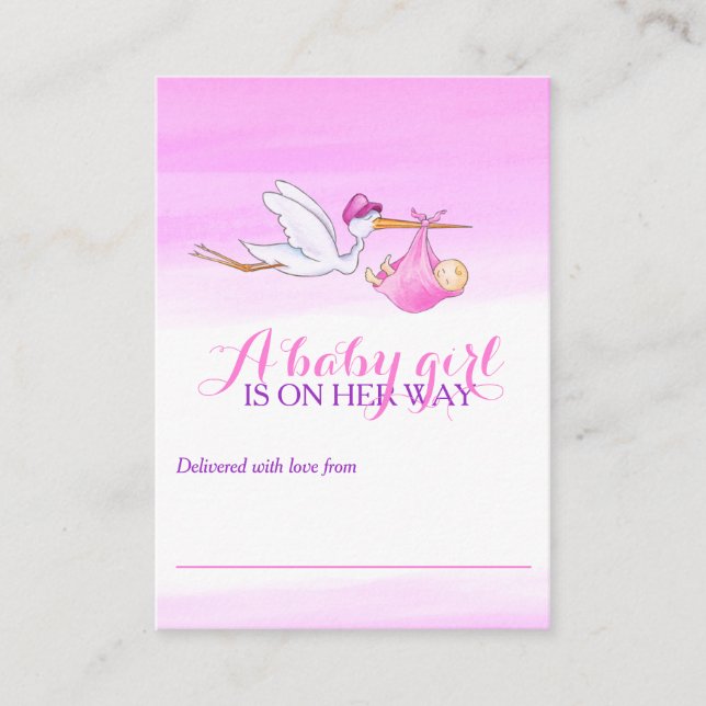 Bouche avec carte d'affichage de douche rose pour  (Devant)