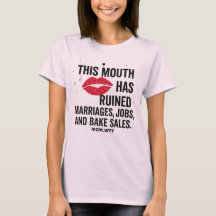 Bouche de Chaos : Mauvaise maman T-shirt design