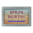 Boucle de ceinture cherokee fière