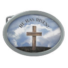 Il Est Ressuscité Croix Rugueuse Ciel