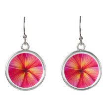 Boucles d'oreille de baisse de Plumeria