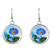 Illustration Blue Egyptian Water Lily / Lotus