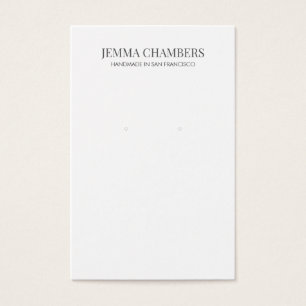 Boucles d'oreilles modernes en noir blanc Bijoux C