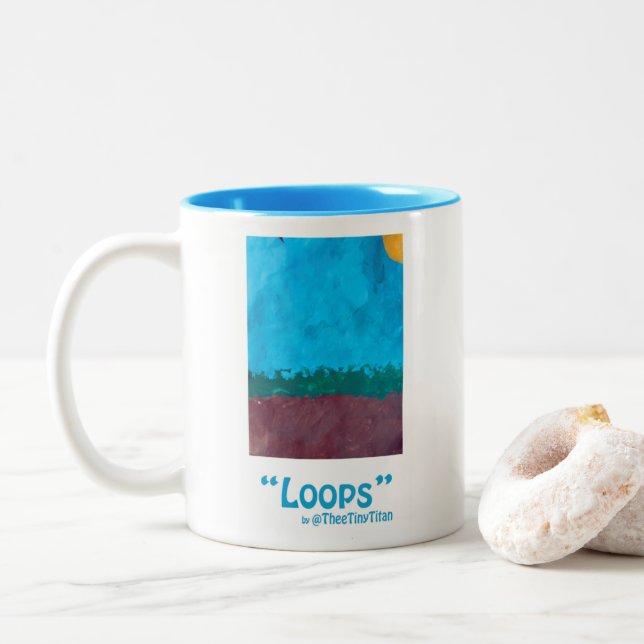 "Boucles" Mug (Avec donut)